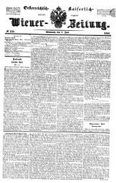 Wiener Zeitung 18480607 Seite: 1