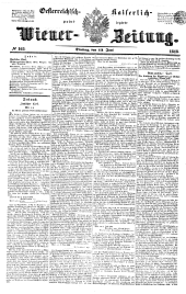 Wiener Zeitung 18480613 Seite: 1