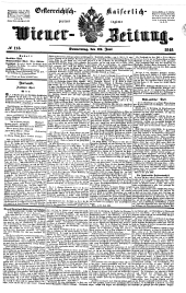 Wiener Zeitung 18480629 Seite: 1