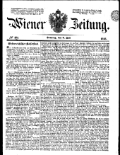 Wiener Zeitung 18480702 Seite: 1