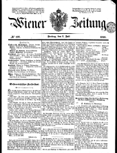 Wiener Zeitung 18480707 Seite: 1