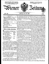 Wiener Zeitung 18480714 Seite: 1