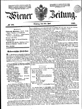 Wiener Zeitung 18480725 Seite: 1