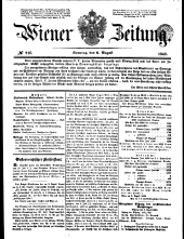 Wiener Zeitung 18480806 Seite: 1
