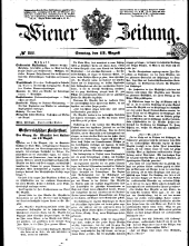 Wiener Zeitung 18480813 Seite: 1