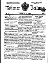 Wiener Zeitung 18480819 Seite: 1