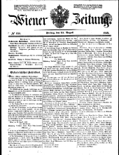 Wiener Zeitung 18480825 Seite: 1