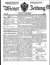 Wiener Zeitung 18480830 Seite: 1