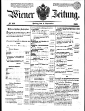 Wiener Zeitung 18480901 Seite: 1