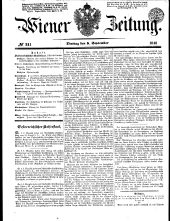 Wiener Zeitung 18480905 Seite: 1