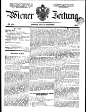 Wiener Zeitung 18480917 Seite: 1
