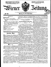 Wiener Zeitung 18480922 Seite: 1