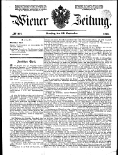 Wiener Zeitung 18480923 Seite: 1