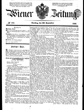 Wiener Zeitung 18480930 Seite: 1