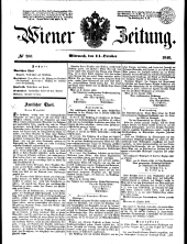 Wiener Zeitung 18481011 Seite: 1