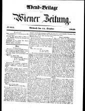 Wiener Zeitung 18481011 Seite: 13
