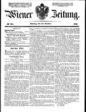 Wiener Zeitung 18481015 Seite: 1