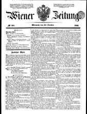 Wiener Zeitung 18481018 Seite: 1