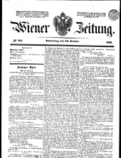 Wiener Zeitung 18481026 Seite: 1