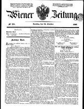 Wiener Zeitung 18481028 Seite: 1