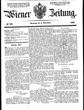 Wiener Zeitung 18481105 Seite: 1