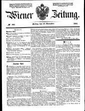 Wiener Zeitung 18481117 Seite: 1