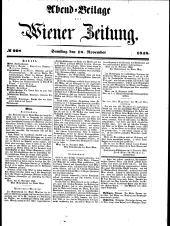 Wiener Zeitung 18481118 Seite: 13