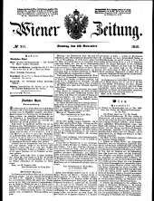 Wiener Zeitung 18481119 Seite: 1
