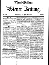 Wiener Zeitung 18481123 Seite: 11
