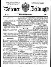 Wiener Zeitung 18481124 Seite: 1