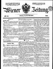 Wiener Zeitung 18481128 Seite: 1
