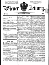 Wiener Zeitung 18481208 Seite: 1