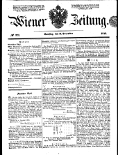 Wiener Zeitung 18481209 Seite: 1