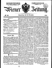 Wiener Zeitung 18481214 Seite: 1