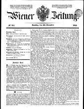 Wiener Zeitung 18481223 Seite: 1