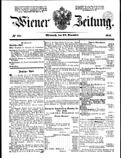 Wiener Zeitung 18481227 Seite: 1