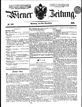 Wiener Zeitung 18481231 Seite: 1