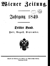 Wiener Zeitung 1849bl03 Seite: 1
