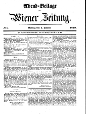 Wiener Zeitung 18490101 Seite: 1