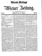 Wiener Zeitung 18490117 Seite: 13
