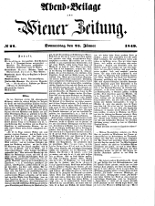 Wiener Zeitung 18490125 Seite: 17