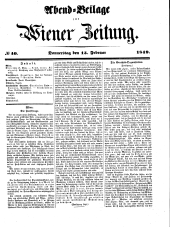 Wiener Zeitung 18490215 Seite: 19