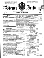 Wiener Zeitung 18490218 Seite: 1