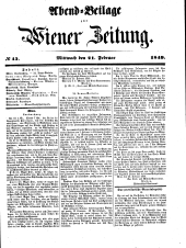 Wiener Zeitung 18490221 Seite: 9