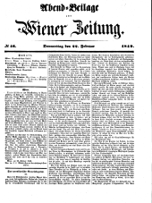 Wiener Zeitung 18490222 Seite: 17