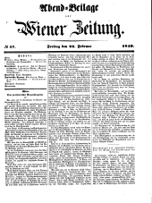 Wiener Zeitung 18490223 Seite: 9