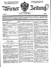 Wiener Zeitung 18490316 Seite: 1