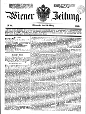 Wiener Zeitung 18490321 Seite: 1