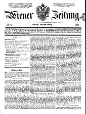 Wiener Zeitung 18490330 Seite: 1