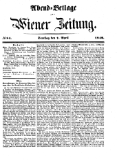 Wiener Zeitung 18490407 Seite: 17